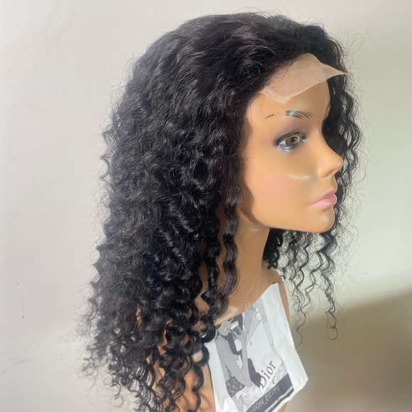 💫 100% HUMAN HAIR 22” DEEP BRAZILIAN WAVY LACE FRONT 4 x 4 FRONT PART WI… - Picture 8 of 15